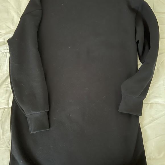 ZARA - Slogan Sweatshirt Dress - Picture 5 of 6